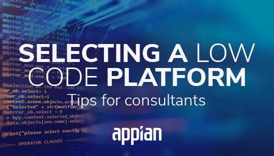 How consultants can help clients choose their low-code platform