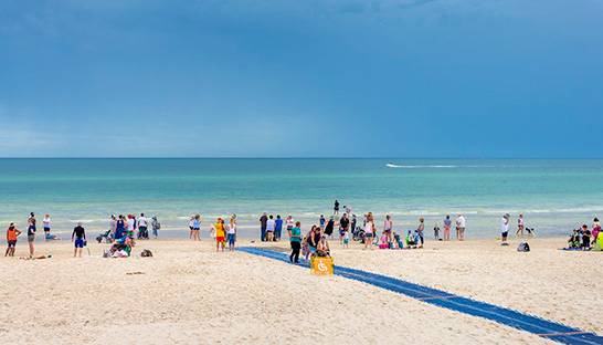 A web-based guide to wheelchair access to Australia's beaches is being launched